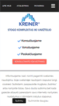 Mobile Screenshot of kreiner.lt