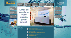 Desktop Screenshot of kreiner.cz
