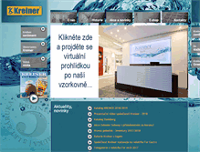 Tablet Screenshot of kreiner.cz